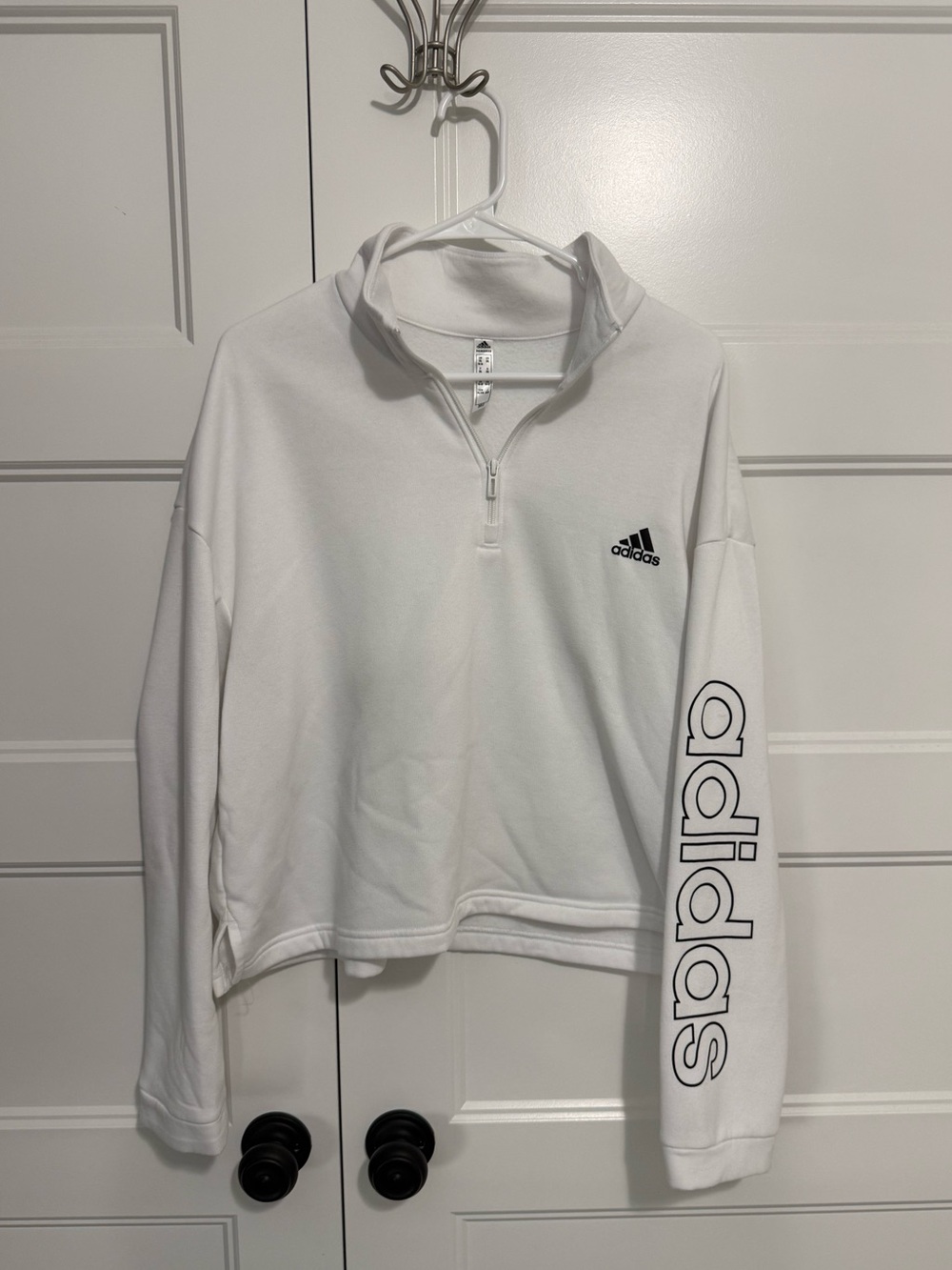 Adidas Cropped Quarter Zip